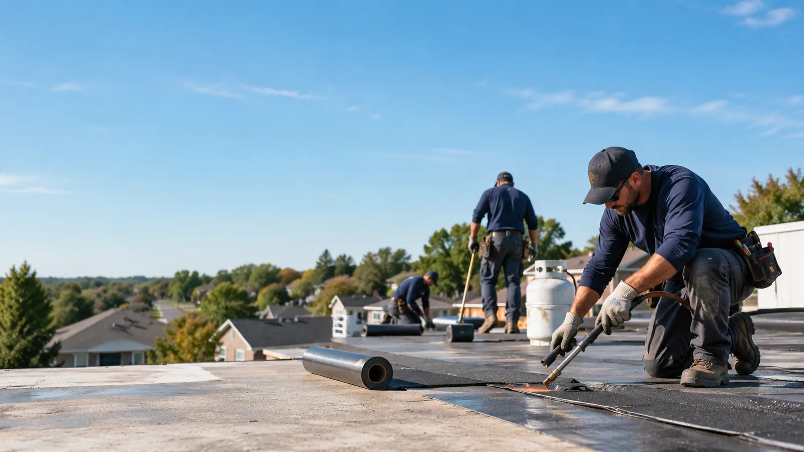 Flat Roof Leak Repair providers in Thayer, IN